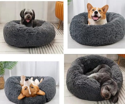 Cama Perro Mediana Gris Oscura (70 cm)