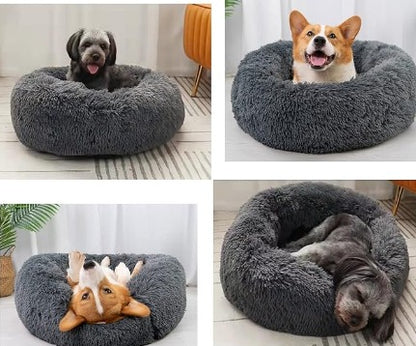 Cama Perro Mediana Gris Oscura (70 cm)