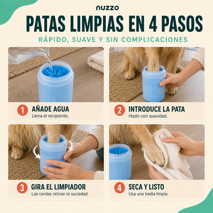 Limpiador patas de perro - M