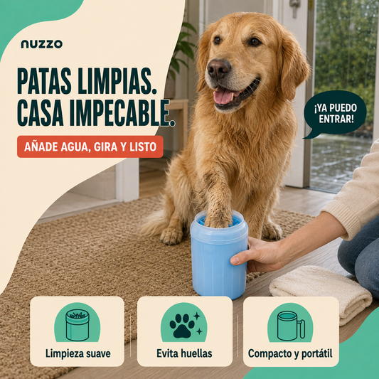 Limpiador patas de perro - M