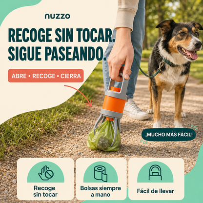 Recogedor de excrementos portátil para mascotas